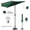 Villacera 9ft Half Umbrella, Forest Green 83-OUT5462